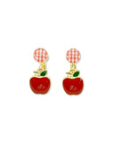 Milk X Soda Fruity Earrings & Bracelet Set - Apple