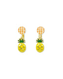 Milk X Soda Fruity Earrings & Necklace Set - Pineapple