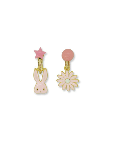 Milk X Soda Mifi Daisy Earrings - Pink