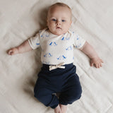 Nature Baby - Short Sleeve Bodysuit - Dog Walk Print