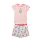 Marquise Pink Fairy Frill Short Sleeve Pyjama