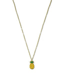 Milk X Soda Fruity Earrings & Necklace Set - Pineapple