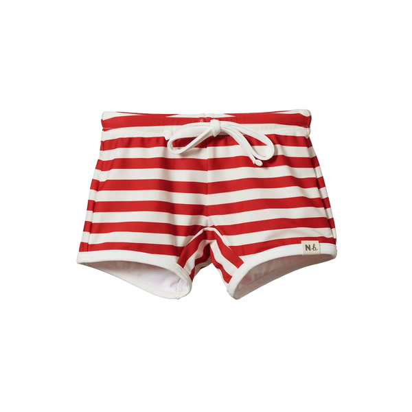 Nature Baby - Splash Shorts - Red Sea Stripe