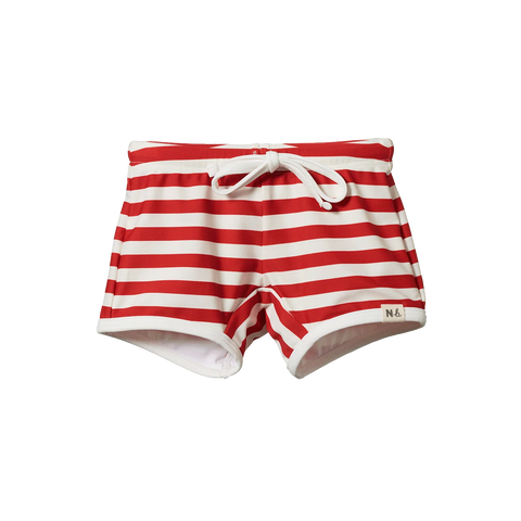 Nature Baby - Splash Shorts - Red Sea Stripe
