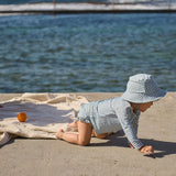 Nature Baby - Splash Sunhat - Blue Gingham