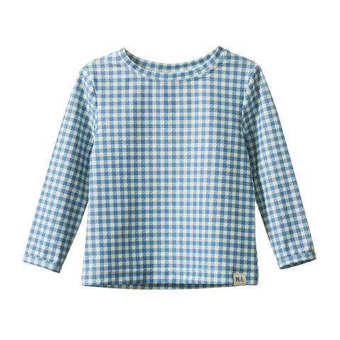 Nature Baby - Splash Top - Blue Gingham