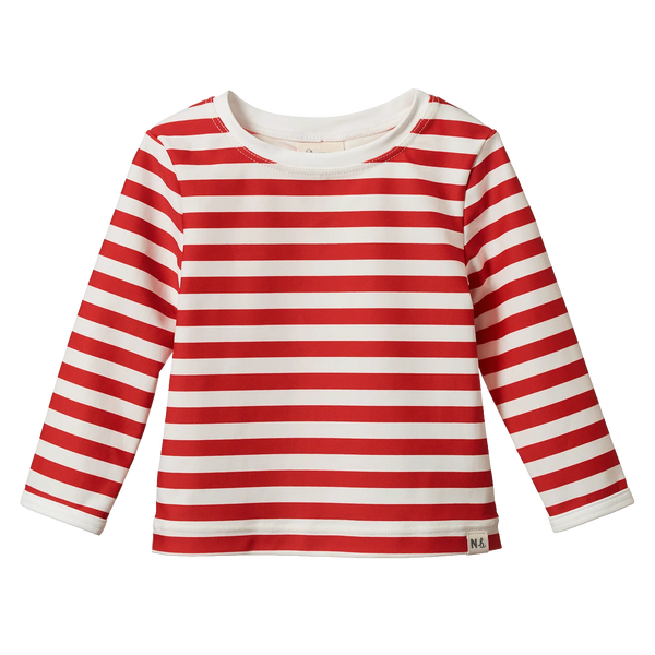 Nature Baby - Splash Top - Red Sea Stripe