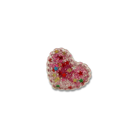 Milk x Soda Bright Heart Ring Pink