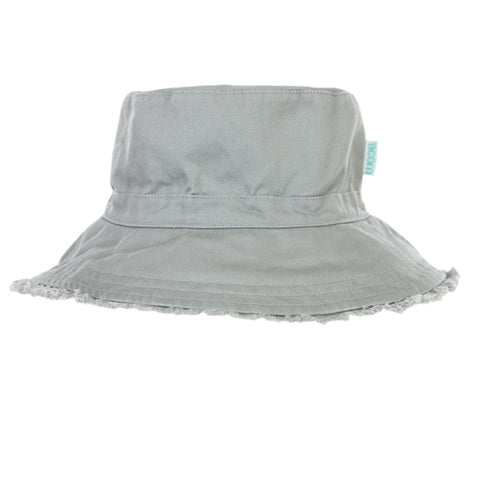 Acorn Frayed Bucket Hat Seafoam