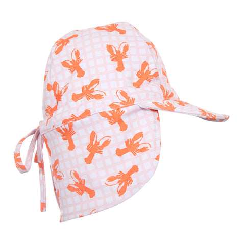 Acorn Pink Lobster SWIM Flap Cap