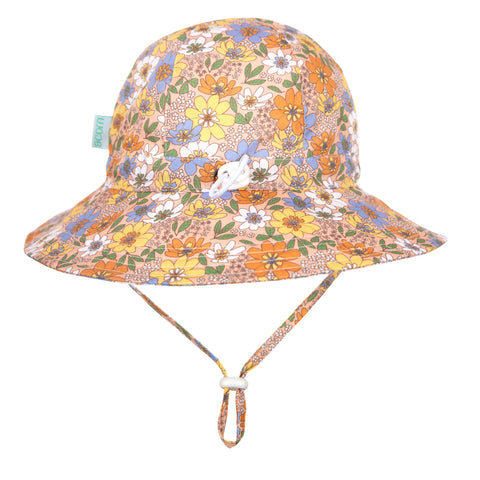 Acorn Maggie Wide Brim Sunhat Peach Multi