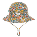 Acorn Chloe Wide Brim Sunhat Yellow, Blue and White