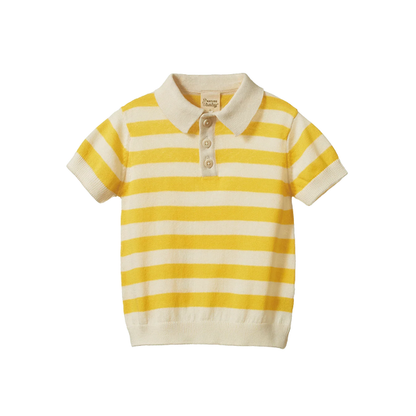 Nature Baby - Stevie Polo - Sunny Bold Stripe