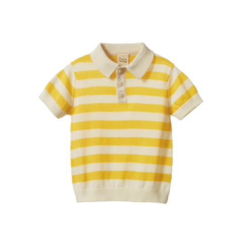 Nature Baby - Stevie Polo - Sunny Bold Stripe