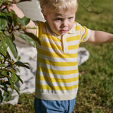 Nature Baby - Stevie Polo - Sunny Bold Stripe