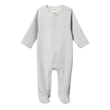 Nature Baby Stretch And Grow Grey Marle Stripe
