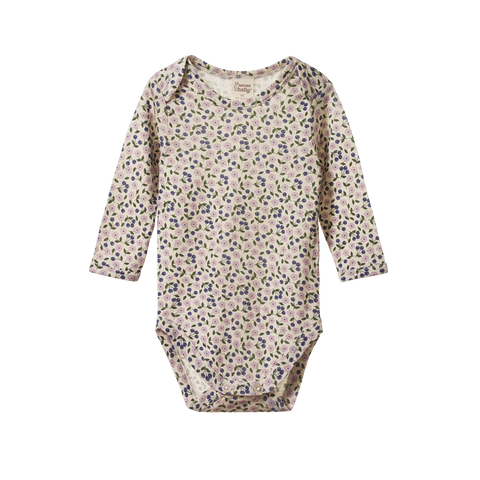 Nature Baby Mer Ess L/S Pointelle - Briarwood Lilac