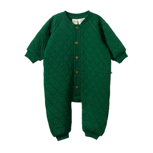 Nature Baby Juno Romper Quilted - Eden
