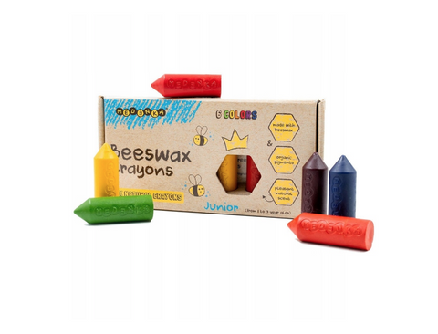 Medenka Beeswax Crayons Junior 6 Pack