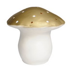 Heico Toadstool Night Light Lamp Large - Metallic Gold LED