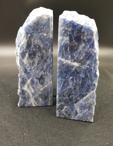 Crystal Universe Bookends Sodalite Blue