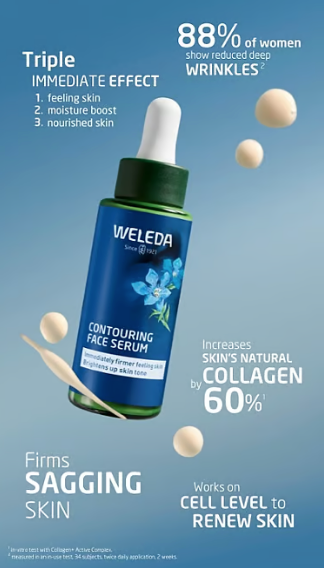 Weleda Contouring Facial Serum Blue Gentian & Edelweiss 30ml