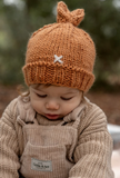Acorn Cottontail Beanie- Caramel