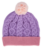 Acorn August Merino Beanie- Lilac