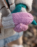 Acorn Wilderness Mittens- Pink