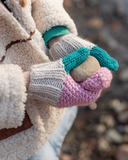 Acorn Wilderness Mittens- Pink