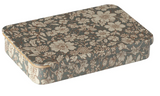 Maileg Metal Box Sliding Lid- Blossom Blue
