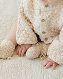 Quincy Mae Bubble Knit Cardigan - Natural Confetti