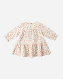 Quincy Mae Tiered Jersey Dress French Garden