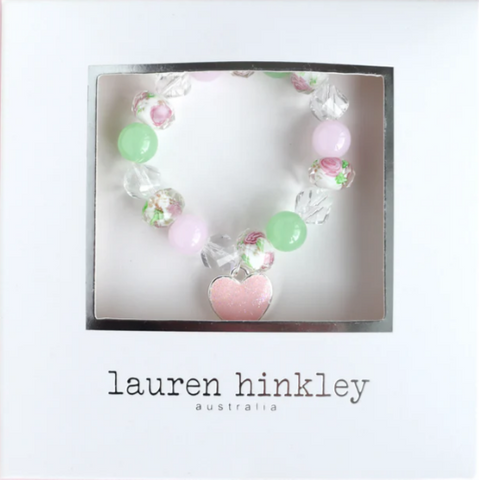 Lauren Hinkley - Floral Heart Elastic Bracelet
