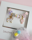 Lauren Hinkley - Unicorn Carousel Charm Bracelet
