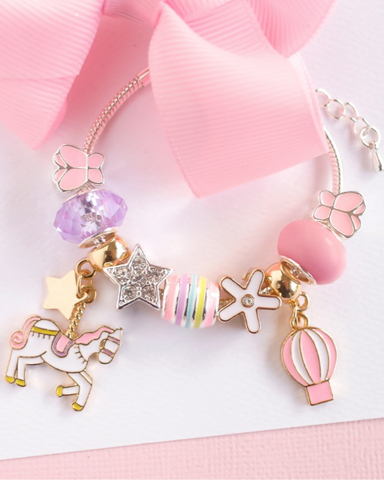 Lauren Hinkley - Unicorn Carousel Charm Bracelet