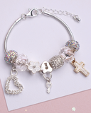 Lauren Hinkley - Cross Charm Bracelet