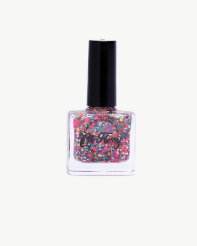 Oh Flossy Nail Polish - Courageous Confetti Glitter