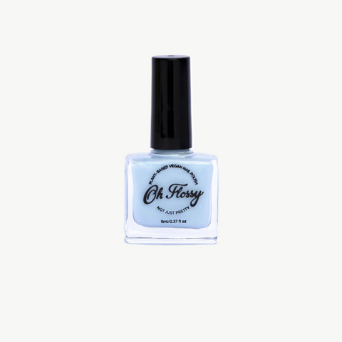 Oh Flossy Nail Polish - Enchanting Cream Blue