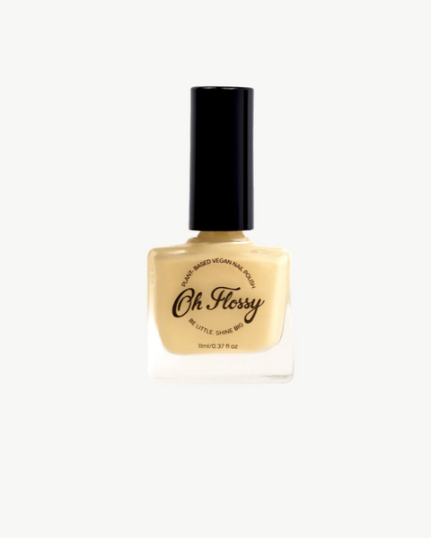 Oh Flossy Nail Polish - Cheerful Pastel Yellow