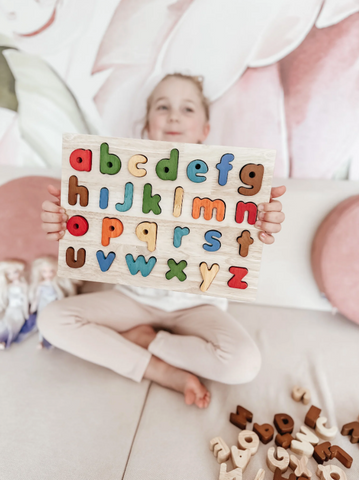 Q Toys - Games and Puzzle: Lower Case Letter Puzzle