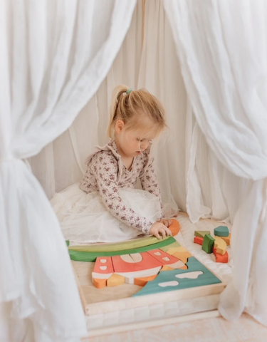 Q Toys Fairy Castle Puzzle and Play Set