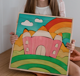 Q Toys Fairy Castle Puzzle and Play Set