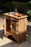 Q Toys Wooden Oven and Sink Combo