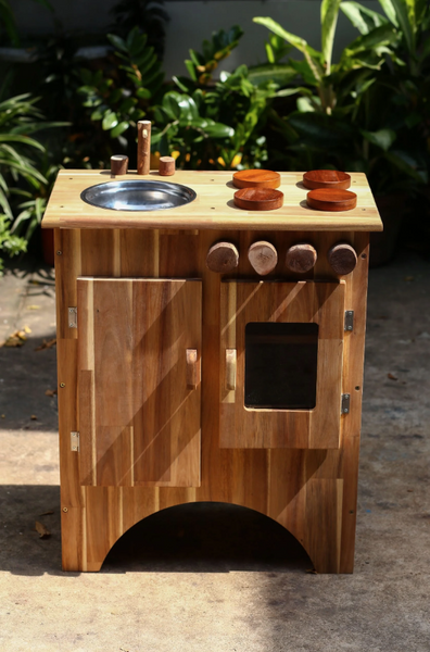 Q Toys Wooden Oven and Sink Combo