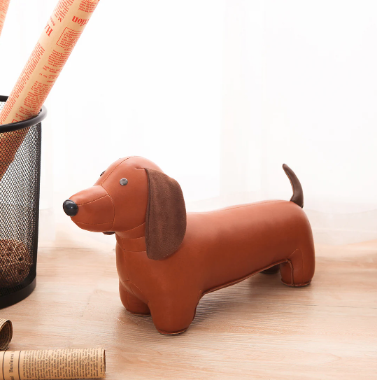 Zunny Bookend Classic Dachsund Tan