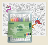 Hey Doodle Reusable Colouring Mat Dinoroar