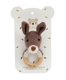Petite Vous Kobe Kangaroo Ring Rattle