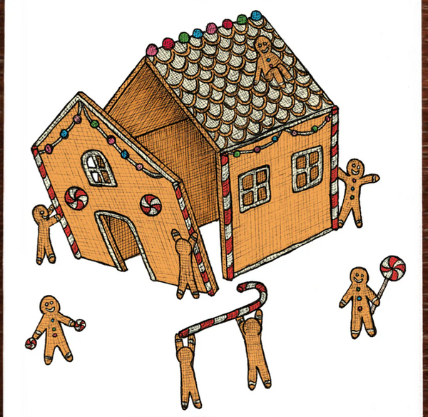 The Nonsense Maker Gingerbread House