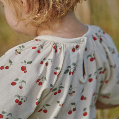 Nature Baby Faye Tee Strawberry Blush